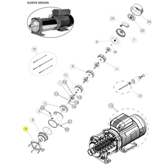 Goulds Pump Part 1L917 RING WITH FOOT 10-22HM H100 VRNT