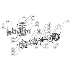 1SP5-KC AMT Pump Repair Kit 1SP05C-1P, 1SP05C-3P