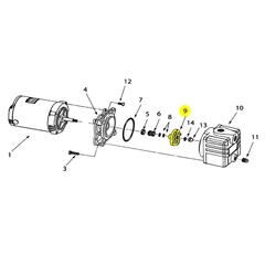 2850-010-01 - AMT 285E-95 Pump Impeller