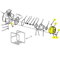 3930-002-95 AMT Pumps Repair Part - Casing, Gorman-Rupp.