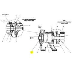 Goulds Pump Part 5K160 V-RING-BOX-3-3756S