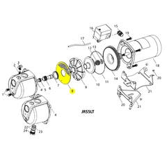 Goulds Pump Part 5K253 SEPERATOR PLATE