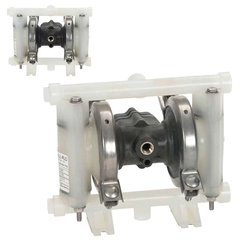 S038-SQP-SEPE-S70 All-Flo Plastic 3/8" Max-Pass Diaphragm Pump