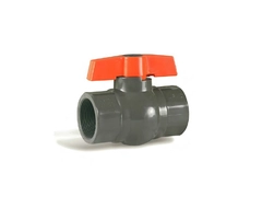 Hayward QV1T050TE, 1/2" PVC QIC2 Compact Ball Valve w/EPDM o-rings; PTFE seats; threaded end connections