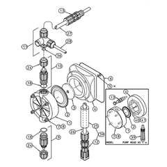 J61491 Pulsatron Chemical Pump Repair Parts, Injector Valve