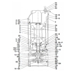 IFS BJM Item 200086 Agitator Parts For KHH220 Pumps