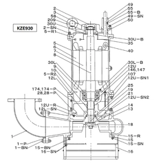 IFS BJM Item 204705 Mechanical Seal Parts For KZE930 Pumps