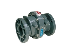 Hayward SW1400EC, 4" PVC Swing Check Valve w/EPDM seals & counterweight; flanged end connections