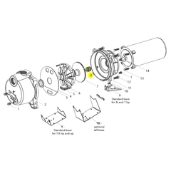10K258 Goulds Pump Repair Parts, Mechanical Seal