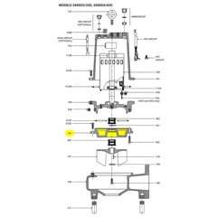 Goulds Pump Part 1K189 STUFFING BOX - 3888