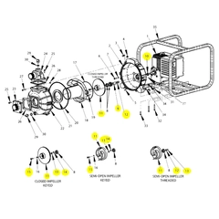 2P5X-010-96 - AMT 2P5X Impeller Kit Pump Parts