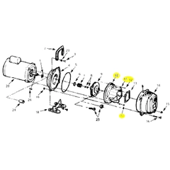 379D-150-95 - AMT Volute Kit Sprinkler Pump