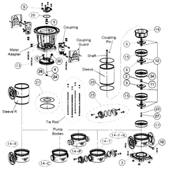 Goulds Pump Part 4K1021 IMPLLR SUB SPCR SV1-3