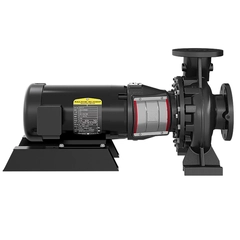 Grundfos Pumps 92560085 NBS Pump with ODP Motor, Side View