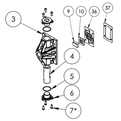 FTI Air 109590 AODD Diaphragm Pump Kits by Finish Thompson