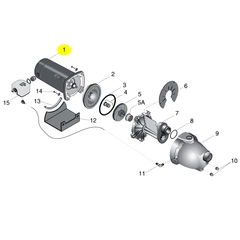 Berkeley Pumps J218-590PKG Motor