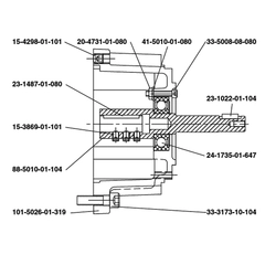 70-5100 MTH Pumps 56C Face Adapter, Turbine Pump Parts