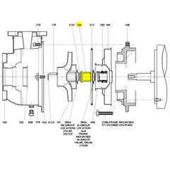 Goulds Pump Part 4L457 SHAFT SLEEVE SSHM