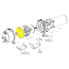 Goulds Pump Part 5K522 GT DIAPHRAGM (NEORENE/NYLON INSERT)