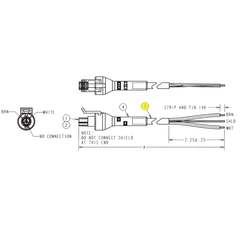 Goulds Pump Part 9K400 15 ft Transducer Cable