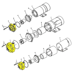 Iwaki MD0313 WMD/MD Pump Repair Parts, Front Casing | PumpCatalog.com