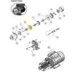 Goulds Pumps 3L99 DIFFUSER WITH SLOTS 5HM A316