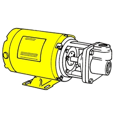 09755F Burks .25HP, 1800, 115/208-230