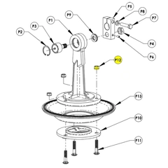 1782-001-00 - AMT Pump Hex Nut Plunger Assembly