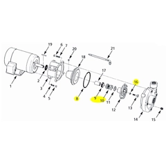 3150-300-93 - AMT Pump Seal Kit Buna N