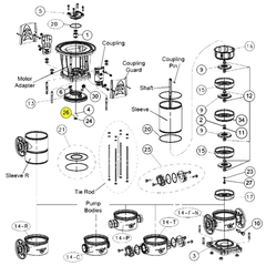 Goulds Pump Part 4L246 SPLIT RING