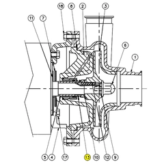 GS8106850 AMPCO Sanitary Pump Repair Part