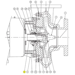 SX8107752 AMPCO Sanitary Pump Repair Part