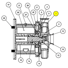 S216M-01C-316L AMPCO Sanitary Pump Repair Part