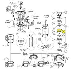 Goulds 3L69 DIFF W/BUSH ESV15-22 A316
