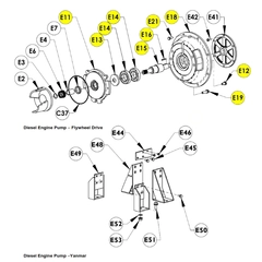 5587-091-96 AMT Pumps Repair Part - Seal Plate, Gorman-Rupp.