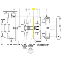 Goulds Pump Part 5L110 O-RING (EPR)