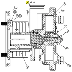 SV08610000 AMPCO Sanitary Pump Repair Part