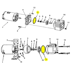 1531-000-00 - AMT O-Ring 285E-95 285E-96 2851 Buna