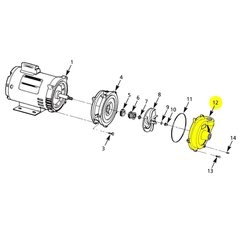 3690-002-09 - AMT Pump Casting Cast Iron 369