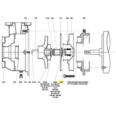 Goulds Pump Part 4L464 WEAR RING - SL. HSG.