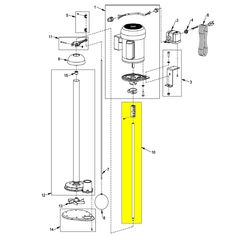 5239-140-90 - AMT Shaft Assembly Sump Pump