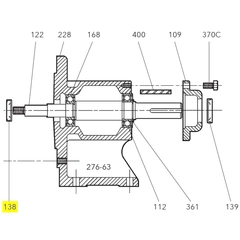 Goulds Pump Part 5K172 LIP SEAL -3773