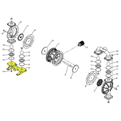 717442 Yamada IN MANIFOLD G50AL Diaphragm Pump Repair Part