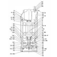 BJM Item 200086 Agitator Parts For KHD220 Pumps