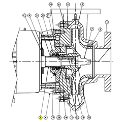 BX8107751 AMPCO Sanitary Pump Repair Part