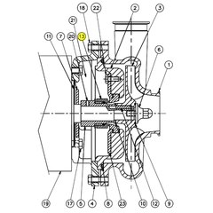 GS8109540 AMPCO Sanitary Pump Repair Part