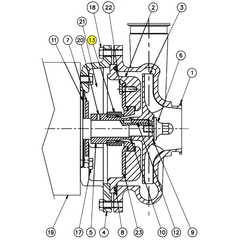 GS8109541 AMPCO Sanitary Pump Repair Part
