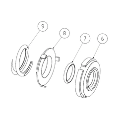 KIT#3-C218-E AMPCO Sanitary Pump Repair Part