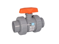 Hayward TB2125STE, 1-1/4" CPVC True Union Ball Valve w/EPDM o-rings; socket/threaded end connections