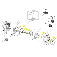S394-BSC-K0 - AMT Seal Kit 3" Trash Pump Parts